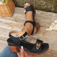 👣New Arrival 50% OFF! ☀️Women's Chunky Heel Sandals,Non-Slip Outsole, Breathable Vegan Leather, Cushioned Insole.💖👠 Great for Long Walks & Summer Outings! 💼
