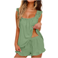 ⏳LAST DAY SALE 50% OFF !!📢Soft & Comfy Ruffle Trim Pajama Set， Soft, Breathable, Adorable.
