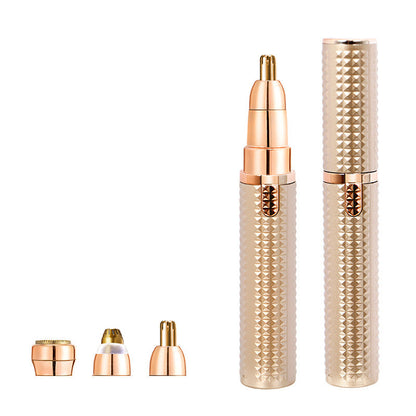 🥳2026 HOT SALE  50% OFF! 🥳💞50K+ SOLD!✂️🧔Portable Electric Eyebrow Trimmer – 3 interchangeable heads for brows, nose & body. Gentle, pain‑free & USB rechargeable. Grooming made easy! 🪒✨