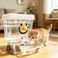 ✨LAST DAY 50% OFF – Cute Gravity Water Bowl 🐾 3L/5L, No Electricity, Transparent, Easy Clean – Adorable & Practical! 💧🐱