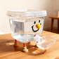 ✨LAST DAY 50% OFF – Cute Gravity Water Bowl 🐾 3L/5L, No Electricity, Transparent, Easy Clean – Adorable & Practical! 💧🐱