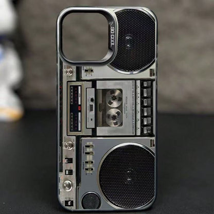 Retro Boombox Cassette Player Phone Case