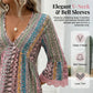 🔥2026 Hot Sale 56% OFF✨⚡ 50K+ SOLD! 🎁 Taster Pack Women's Bohemian Print V-Neck Mini Dress
