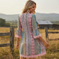 🔥2026 Hot Sale 56% OFF✨⚡ 50K+ SOLD! 🎁 Taster Pack Women's Bohemian Print V-Neck Mini Dress
