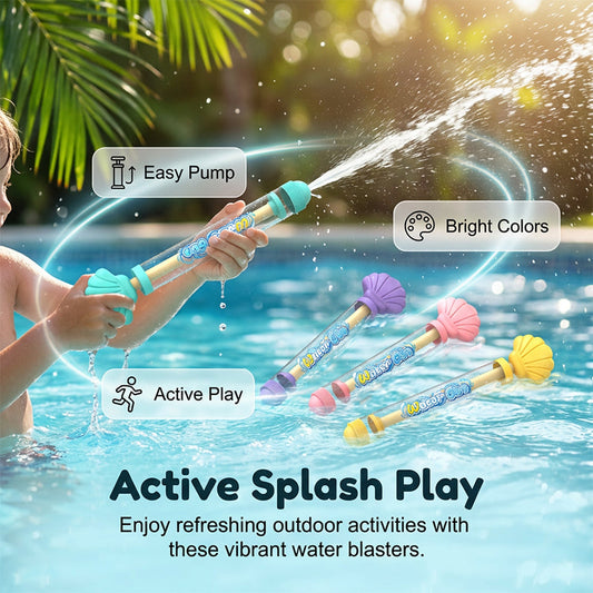 🎆💡 Pusher Type Fun Fireworks Water Gun with Glow – LED Light Up, Splash Colorful Stream. Cool Light Effect for Day & Night Play. Perfect Summer Toy for Kids! 🔫🌙✨