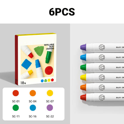 🔥2026 Hot Sale 54% OFF✨⚡ 50K+ SOLD! 🎁Washable Quick Drying Non-Toxic Oil Pastels Set，Children’s Art Supplies, Kindergarten Bucket with Paintbrushes.
