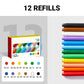 🔥2026 Hot Sale 54% OFF✨⚡ 50K+ SOLD! 🎁Washable Quick Drying Non-Toxic Oil Pastels Set，Children’s Art Supplies, Kindergarten Bucket with Paintbrushes.