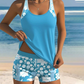 🔥2026 Hot Sale 50% OFF✨⚡ 50K+ SOLD! 🎁Sexy Printed Tank Top & Shorts 2-Piece Swimsuit