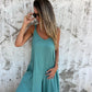 Women's Casual Loose Cotton and Linen Jumpsuit with Pockets