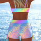 🩱 51% OFF! ✨ Women's Bikini Set – Drawstring Top, Boy Shorts, Multiple Styles 🏖️