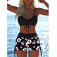 🩱 51% OFF! ✨ Women's Bikini Set – Drawstring Top, Boy Shorts, Multiple Styles 🏖️