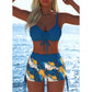 🩱 51% OFF! ✨ Women's Bikini Set – Drawstring Top, Boy Shorts, Multiple Styles 🏖️