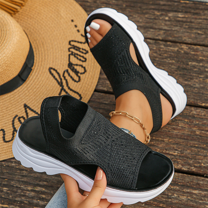 ⏳LAST DAY SALE ONLY ￡14.99!!🔥🔥Breathable mesh platform sandals for women