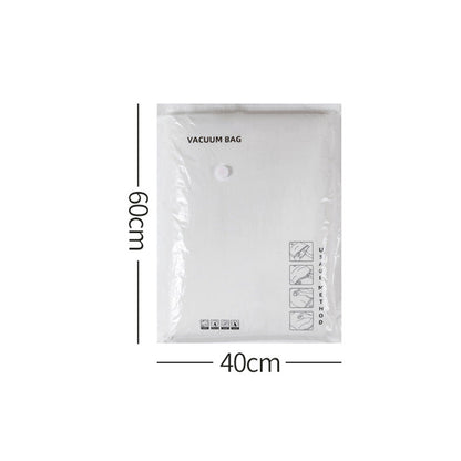 🛄✨Reusable Vacuum Compression Bag for Clothes Storage,Reusable, Travel Friendly, Double Seal.