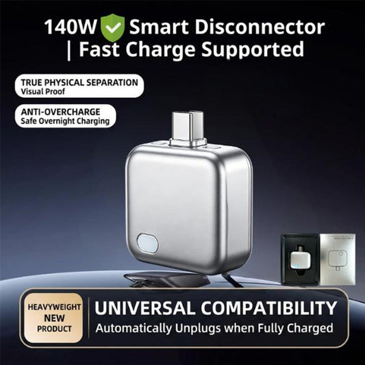 🔥2026 Hot Sale 50% OFF✨⚡ 50K+ SOLD! 🎁AI Auto-Disconnect 140W Fast Charger，Safely Fast Charge Laptop, Phone & Tablet! 🔌💻📱