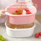 ⏳LAST DAY SALE 60% OFF !!📢Fruit & Vegetable Cleaner Spinner, Quick Spin, Healthier Meals, Removable Inner Colander.