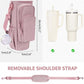 ⏳LAST DAY SALE 50% OFF !!📢Large Capacity Portable Water Bottle Carrier Hands-Free, Adjustable Strap, Multiple Pockets.