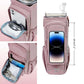 ⏳LAST DAY SALE 50% OFF !!📢Large Capacity Portable Water Bottle Carrier Hands-Free, Adjustable Strap, Multiple Pockets.