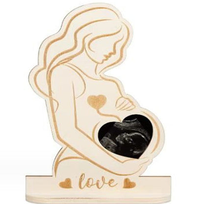 ⏳LAST DAY SALE 74% OFF !!📢 Wooden Baby Ultrasound Photo Frame 🎀– Handcrafted Natural Wood, Perfect Keepsake For New Parents & Baby Showers! 👶✨