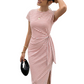 🔥2026 Summer Cooling Best Seller –⏳ Limited Time Hot Sale 75%OFF⏰!Women's Striped Side-Tie Midi Dress，Your Go-To Summer Dress! 👗☀️✨