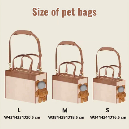 🎀🐱 Cute Pet Purse Carrier – Portable & Lightweight, Safe Padded Interior, Seatbelt Compatible. A Stylish Way To Carry Your Furry Friend! 💖🛒🐶