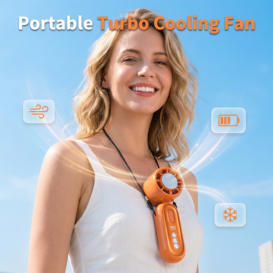 🔥Summer Hot Sale 65%OFF🧊Portable Handheld Digital Display Cooling Fan