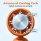 🔥Summer Hot Sale 65%OFF🧊Portable Handheld Digital Display Cooling Fan