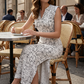🦋✨ Women's Side Slit Maxi Dress – V-Neck, Sleeveless, Empire Waist, Lightweight & Wrinkle-Resistant. A Must-Have For Cruise, Party Or Photoshoot! 📸🛳️🎉