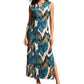 🦋✨ Women's Side Slit Maxi Dress – V-Neck, Sleeveless, Empire Waist, Lightweight & Wrinkle-Resistant. A Must-Have For Cruise, Party Or Photoshoot! 📸🛳️🎉