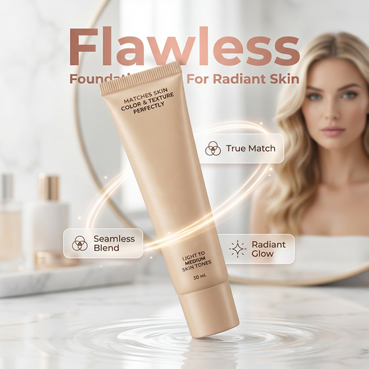 💎🧴 Flawless Finish Skincare Foundation – Lightweight, Buildable, Moisturizing Formula. Blurs Pores & Fine Lines For Airbrushed Skin! ✨📸💄