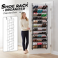 👟70% OFF NOW! 🏆 Over-the-Door Shoe Rack Organizer – 24 pockets & tool-free install – Fits standard doors, holds up to 24 pairs – perfect for entryway or closet 🚪✨