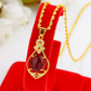 🔥2026 Hot Sale 70% OFF Only￡5.99！！🎁Elegant Four-Leaf Clover Teardrop Necklace 14K gold plated, a symbol of good fortune,💎💖