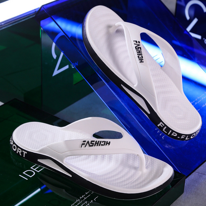👣New Arrival 60% OFF! ☀️Ultra-Soft Sole Sporty Flip Flops for Men，Ultra-Soft SolePerfect For Beach, Gym & Daily Wear! ☀️🏋️‍♂️🌊