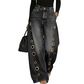 🔥2026 Hot Sale 64% OFF New summer design jeans🎁Women's Wide-Leg Jeans with Grommet Detail