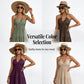 💃New Arrival 60% OFF! ☀️Women's Halter Neck Backless Tiered Maxi Dress  Flattering A-Line, Lightweight & Wrinkle-Resistant.
