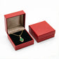 🔥2026 Hot Sale 70% OFF Only￡5.99！！🎁Elegant Four-Leaf Clover Teardrop Necklace 14K gold plated, a symbol of good fortune,💎💖