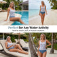 👙🌸 Women's High-Waist Floral Tankini Swimsuit – Tummy Control, Modest Coverage, Adjustable Straps, Removable Pads. Perfect For Beach, Pool & Honeymoon! 🌊💕☀️