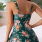 ⏳LAST DAY SALE 60% OFF !!📢🌼👒 Women's Floral Tankini Swimsuit – High-Waist, Retro Floral Print, Ruffled Hem, Soft & Stretchy. A Stylish Choice For Moms & Plus Size Beauties! 👙❤️✨