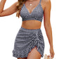 👙2025 New Type 49% OFF💥High Waisted Bikini Sets Women's Tummy Control Gingham