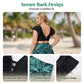 🌴 Vibrant Tropical Print & Flirty Ruffle Sleeves – Your Perfect Vacation-Ready Look. 50%OFF Get Yours!