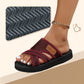 👣New Arrival 60% OFF! ☀️Women’s Stylish Crossband Slide Sandals Soft Cushion, Non-Slip Sole, Breathable, Perfect For Summer Beach, Pool & Daily Casual! 🌊☀️🌸