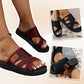 👣New Arrival 60% OFF! ☀️Women’s Stylish Crossband Slide Sandals Soft Cushion, Non-Slip Sole, Breathable, Perfect For Summer Beach, Pool & Daily Casual! 🌊☀️🌸