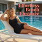 ⏳LAST DAY SALE 67% OFF !!📢Double Strap Ruched Skirted Swimsuit Tummy Control, Adjustable Straps, Modest Skirted Bottom. Perfect For Beach, Pool & Honeymoon! 🌊💕☀️
