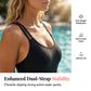 ⏳LAST DAY SALE 67% OFF !!📢Double Strap Ruched Skirted Swimsuit Tummy Control, Adjustable Straps, Modest Skirted Bottom. Perfect For Beach, Pool & Honeymoon! 🌊💕☀️