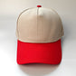 Unisex Casual Embroidered Color-Blocked Baseball Cap