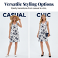🔥2026 Hot Sale 50% OFF✨⚡ 50K+ SOLD! 🎁Women's Casual Printed Spaghetti Strap Sleeveless Dress