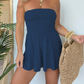 🔥 Mega Value 56%OFF ✨Summer Dress – Cool Just In！🔥Women Strapless Tube Dress Summer Beach Ruched Romper
