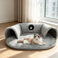 🐱 58% OFF NOW! 🛏️ Plush 2-in-1 Cat Tunnel Bed – Collapsible, scratch-resistant & cozy – combines hideaway tunnel with soft sleeping pad – perfect for play, rest & pouncing 🐾