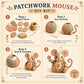 🥳2026 HOT SALE 64%OFF Only￡10.99 🥳💞35K+ SOLD! ！Patchwork Mouse DIY Sewing Kit – 3D Fabric Craft for Beginners, Stress Relief, Creative Gift