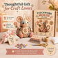 🥳2026 HOT SALE 64%OFF Only￡10.99 🥳💞35K+ SOLD! ！Patchwork Mouse DIY Sewing Kit – 3D Fabric Craft for Beginners, Stress Relief, Creative Gift
